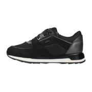 Stijlvolle Casual Sneakers voor Vrouwen Geox , Black , Dames