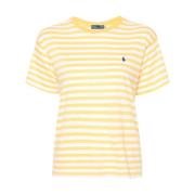 T-Shirts Polo Ralph Lauren , Yellow , Dames