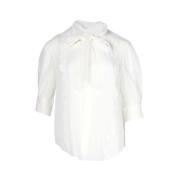 Pre-owned Silk tops Chloé Pre-owned , White , Dames