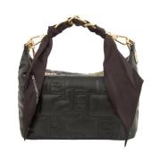 Luxe Schoudertas Borsa Elisabetta Franchi , Black , Dames