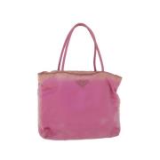 Pre-owned Nylon handbags Prada Vintage , Pink , Dames