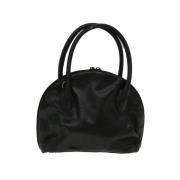 Pre-owned Leather handbags Gucci Vintage , Black , Dames