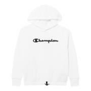 Gezellige hoodie met kleur-matching capuchon Champion , White , Dames