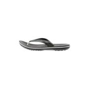 Sportieve Gestreepte Flip Sandaal met Logo Versiering Crocs , Black , ...