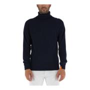 Heren Turtleneck Sweater Winter Essential Suns , Blue , Heren