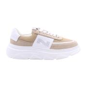 Stijlvolle Dames Sneakers Nathan-Baume , Beige , Dames