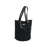 Pre-owned Nylon shoulder-bags Burberry Vintage , Black , Dames