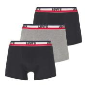 Sportswear Logo Boxer Brief 3-Pack Levi's , Multicolor , Heren