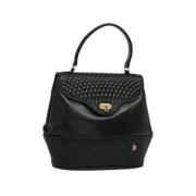 Pre-owned Leather handbags Bally Pre-owned , Black , Dames