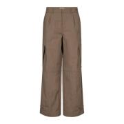 Wide Trousers Copenhagen Muse , Brown , Dames