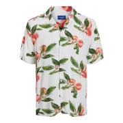 Tropische Bloemen Resort Korte Mouw Overhemd Jack & Jones , Multicolor...