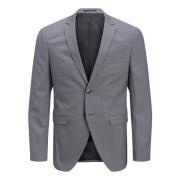 Moderne Slim Fit Blazer met Elegant Design Jack & Jones , Gray , Heren