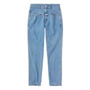 Pedal pusher jeans middenblauw Closed , Blue , Dames