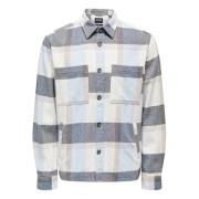 Casual geruite overhemd met zakken Only & Sons , Multicolor , Heren