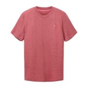T-Shirts Tom Tailor , Red , Heren