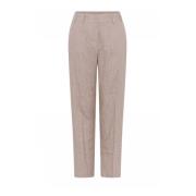 Straight Trousers Gustav , Beige , Dames