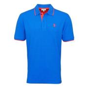 Stijlvol Poloshirt met Contrasterende Streep U.s. Polo Assn. , Blue , ...