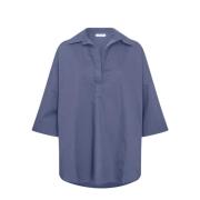 Hemelsblauwe Oversized Pullover Shirt Blouse Co'Couture , Blue , Dames