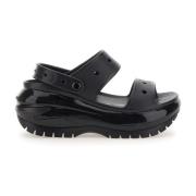 Zwarte Sandalen Crocs , Black , Dames