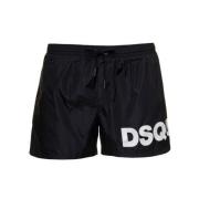 Midi Boxer Briefs Dsquared2 , Black , Heren