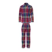 Heren Pyjamaset met Lange Mouwen Shirt en Broek Ralph Lauren , Multico...