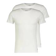 Comfortabele Basic Korte Mouw T-Shirt Pak Ralph Lauren , White , Heren