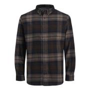 Slim Fit Button-Down Overhemd Jack & Jones , Multicolor , Heren