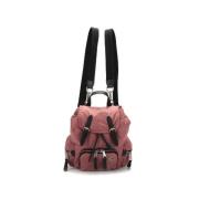 Pre-owned Nylon backpacks Burberry Vintage , Pink , Dames