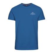 Basis Logo Print Ronde Hals T-Shirt Jack & Jones , Blue , Heren