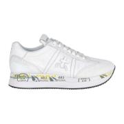 Witte Technische Stoffen Sneakers Premiata , White , Dames