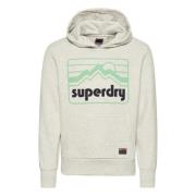 GlacierGre Sweater Superdry , Gray , Heren
