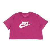Cactusbloem Crop Icon T-shirt Nike , Pink , Dames