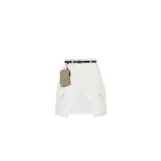 Short Skirts Elisabetta Franchi , White , Dames