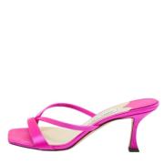 Pre-owned Satin sandals Jimmy Choo Pre-owned , Pink , Dames