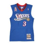 NBA Allen Iverson Alternatief Shirt 2001 Mitchell & Ness , Blue , Here...