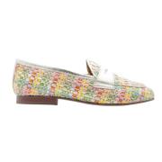 Kleurrijke Mesh Loafer met Metallic Gouden Accenten Pedro Miralles , M...