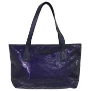Pre-owned Canvas handbags Gucci Vintage , Purple , Dames