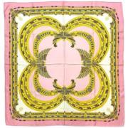Pre-owned Silk scarves Cartier Vintage , Pink , Dames