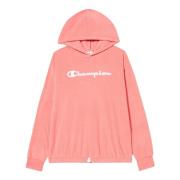 Gezellige hoodie met kleur-matching capuchon Champion , Pink , Dames