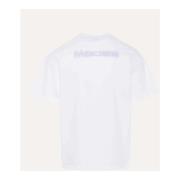 Milky Way T-shirt - Stijlvol en Trendy Moose Knuckles , White , Heren