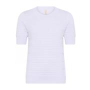 Round-neck Knitwear Skovhuus , White , Dames