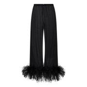 Wide Trousers Oseree , Black , Dames