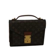 Pre-owned Canvas louis-vuitton-bags Louis Vuitton Vintage , Brown , Da...