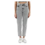 Hoge taille Mom Fit Jeans Calvin Klein Jeans , Gray , Dames