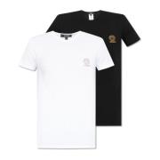 T-shirt twee-pack Versace , Multicolor , Heren