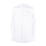 Witte Overhemden voor Mannen Brunello Cucinelli , White , Heren