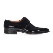 Business Shoes Santoni , Black , Heren
