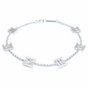 Pre-owned White Gold bracelets Tiffany & Co. Pre-owned , Gray , Dames