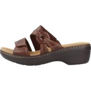 Koraal platte sandalen Clarks , Brown , Dames