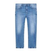 Straight Jeans Dondup , Blue , Heren